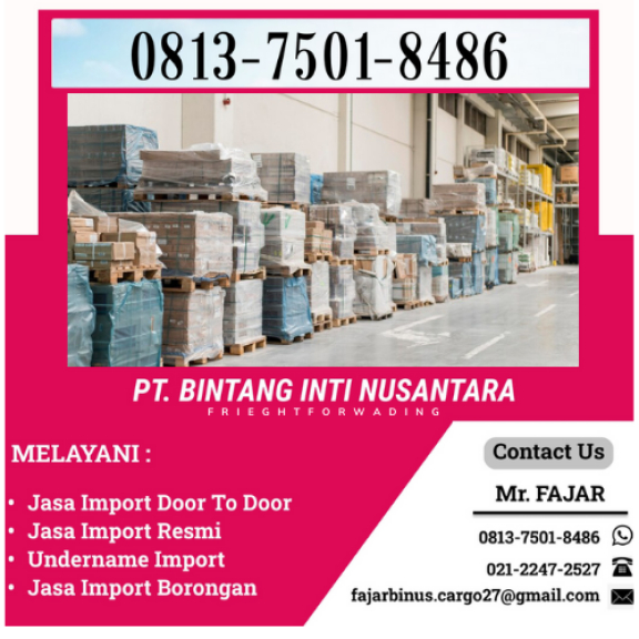 Jasa Import Barang Dari Usa | 081375018486