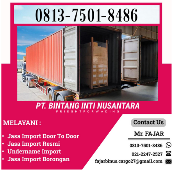 Jasa import door to door dari hongkong | 081375018486