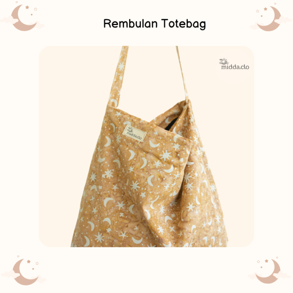 Totebag Batik Cap kode Rembulan