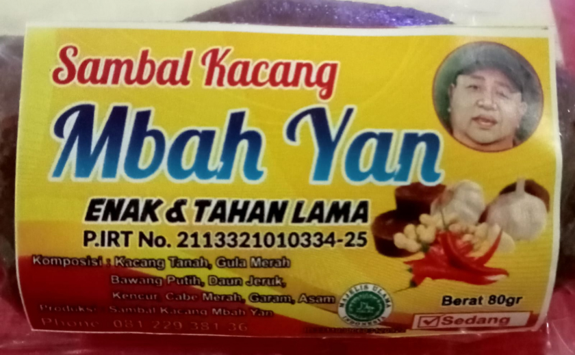 Sambal Kacang Mbah Yan