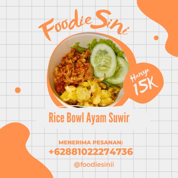 FoodieSini Ricebowl 