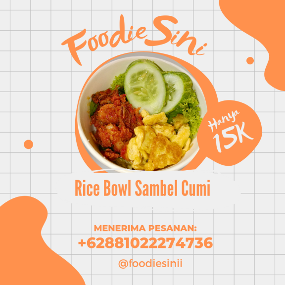 FoodieSini Ricebowl 