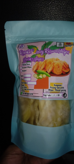 Kripik pisang karamel wijen Louisa jaya 