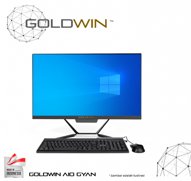 GOLDWIN KOMPUTER AIO  ALL IN ONE PC GWGYAN01 17S1008512 23G