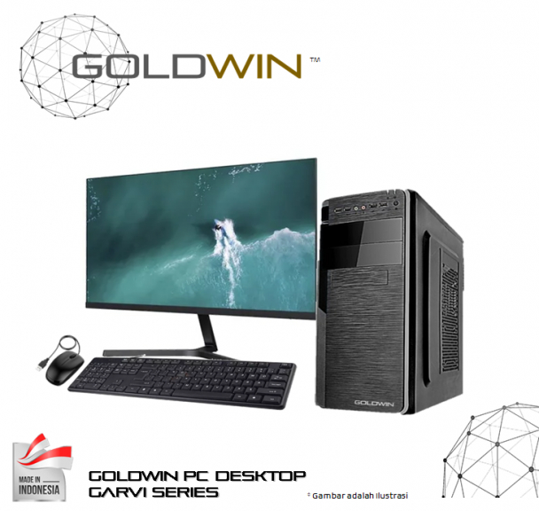 GOLDWIN KOMPUTER  PC DESKTOP GARVI02 E GARV02 1701256DP E