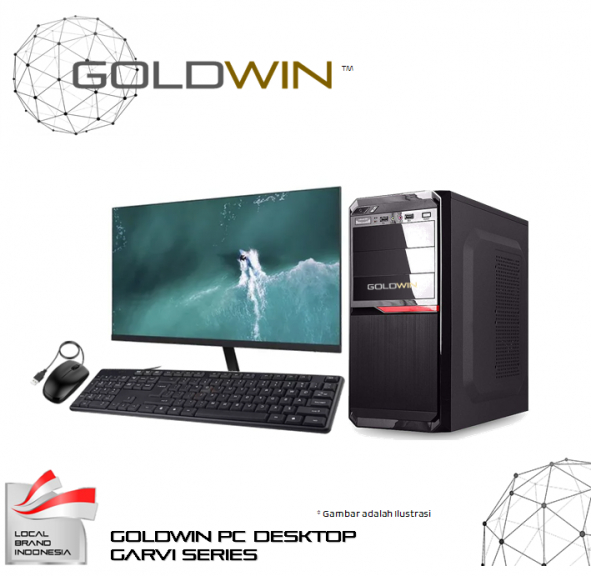 GOLDWIN KOMPUTER  PC DESKTOP GARVI01 150812801 02 23G