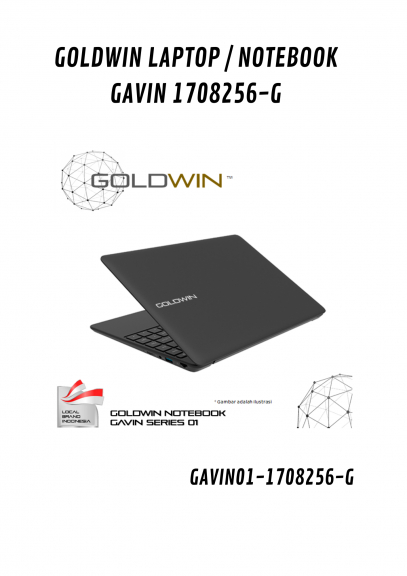 GOLDWIN LAPTOP  NOTEBOOK GAVIN 1708256 G