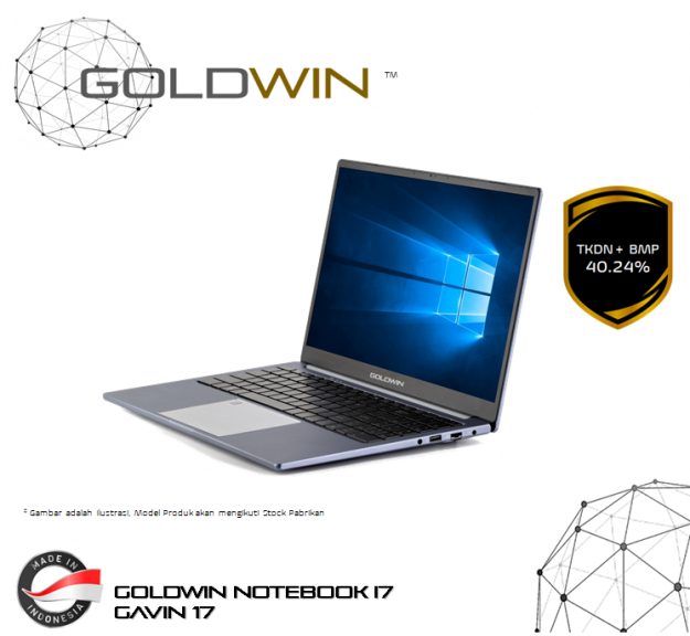 GOLDWIN NOTEBOOK INTEL  LAPTOP INTEL GAVIN1708256V2  23G