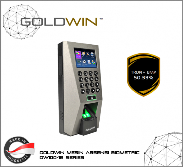 GOLDWIN MESIN ABSENSI ACCESS DOOR BIOMETRIC SIDIK JARI GW100 18