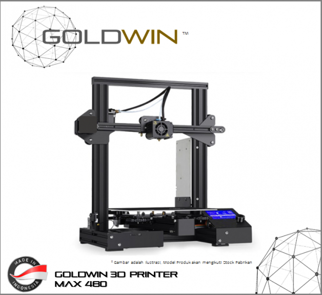 GOLDWIN 3DPRINTER MAX480 GW3DP MAX480