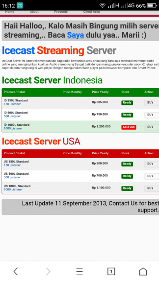 Website hosting domain 