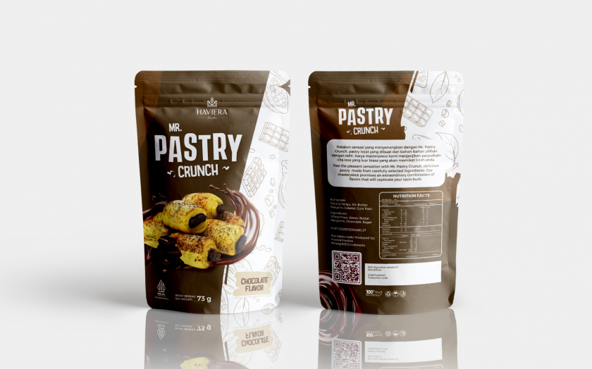 Pastry Crunch rasa Coklat