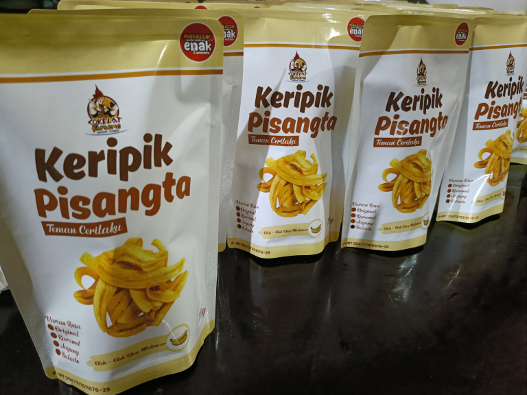 Kripik pisangta by cokelat Karaeng 