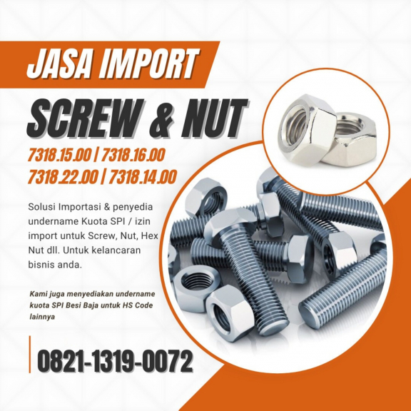 Jasa Import Screw Mur dan Baut