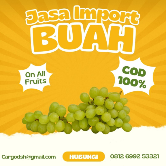 Jasa Import Buah 