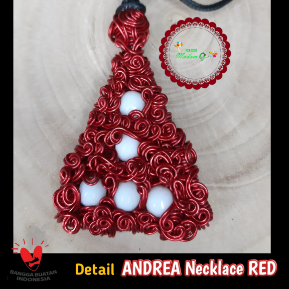 ANDREA Necklace RED 