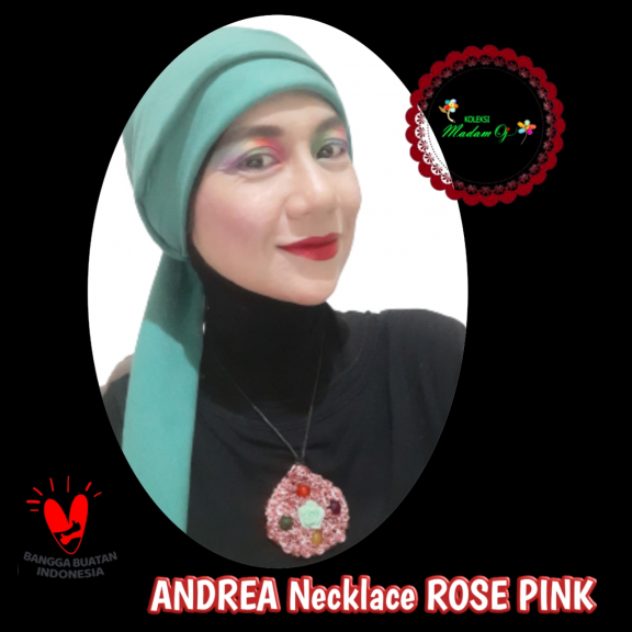 ANDREA Necklace PINK ROSE