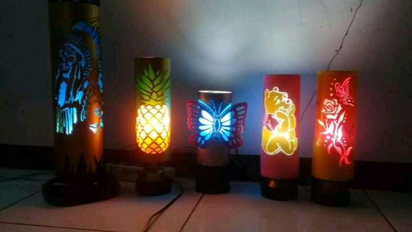 Lampu hias pvc