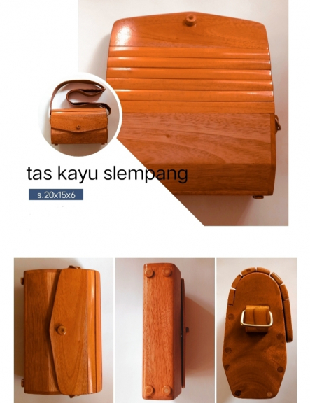 tas kayu slempang