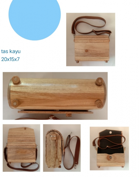 tas kayu slempang