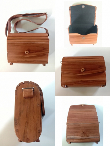 tas kayu slempang hanmade