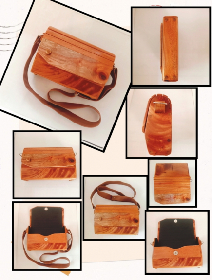 tas kayu slempang hanmade