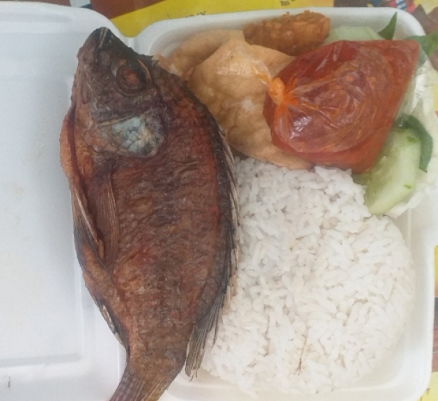 Nasi ikan gurami