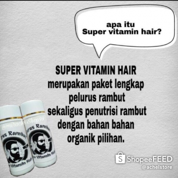 PELURUS RAMBUT SUPER VITAMIN HAIR