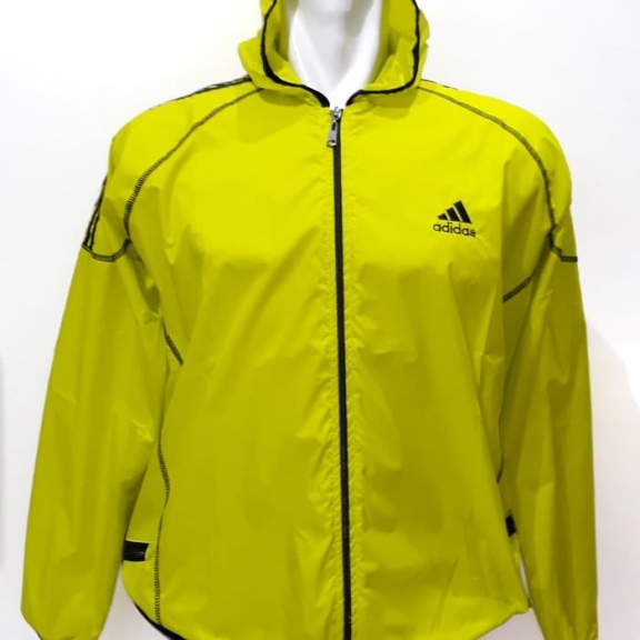 Jaket Olahraga Running Gym Sepeda Pria dan Wanita Adidas Parasut