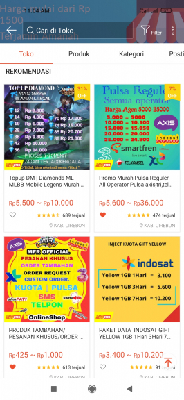 Konter Online Chat Sebelum Membeli