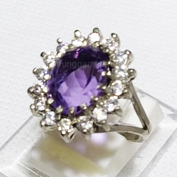 CINCIN WANITA BERMATAKAN BATU AMETHYST A-292