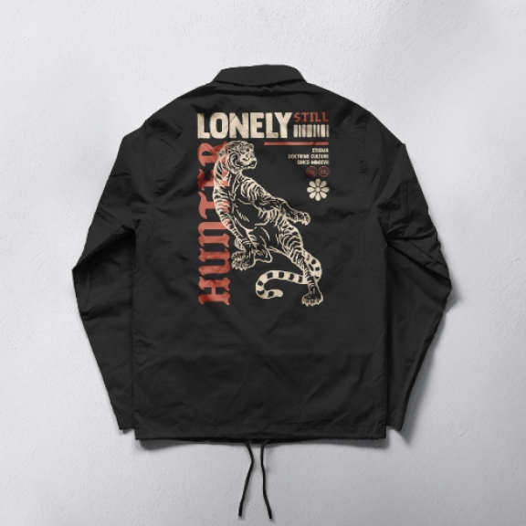 Windbreaker/ Coach Jacket Lonely Tiger