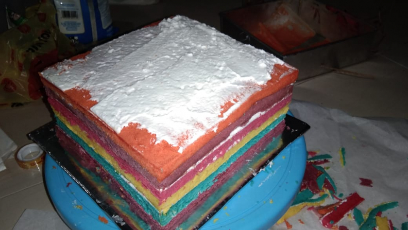 Rainbow cake