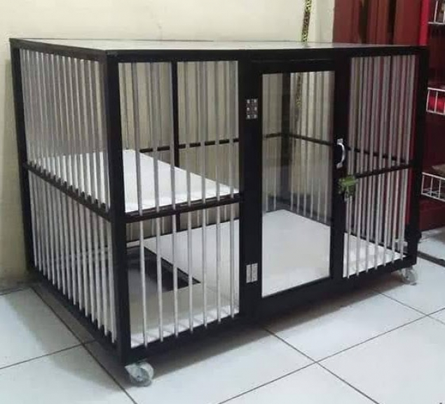 Kandang kucing aluminium