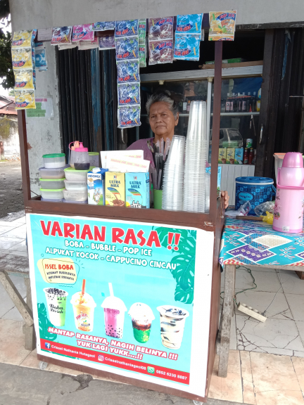 Minuman Boba dan Pop Ice