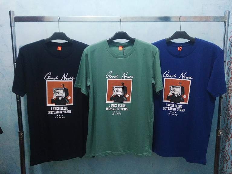 KAOS PRIA COTTON COMBED 30S LENGAN PENDEK