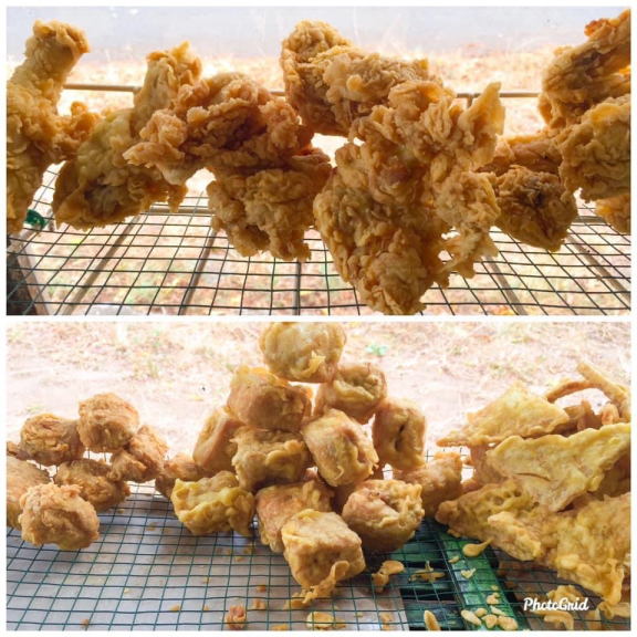 Fried chiken dan gorengan