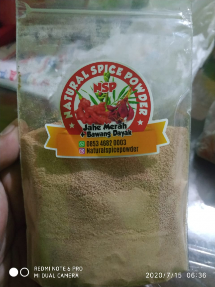 Serbuk Minuman Jahe Merah + Bawang Dayak