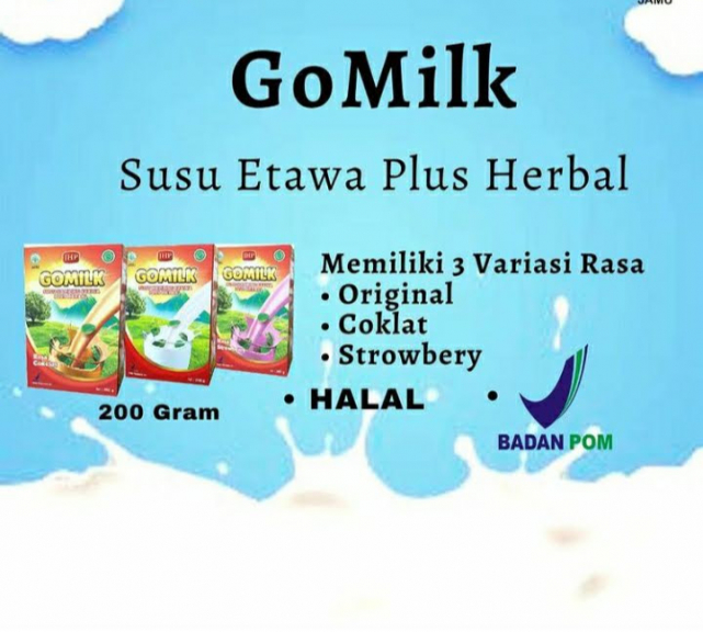 Gomilk Susu kambing etawa