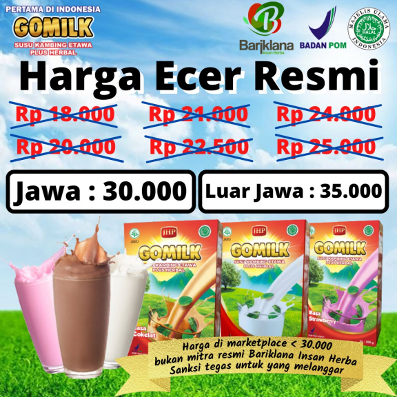 Gomilk Susu kambing etawa