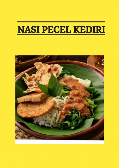 Nasi pecel kediri