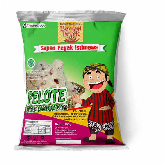 Peyek Lombok Pete (Pelote)