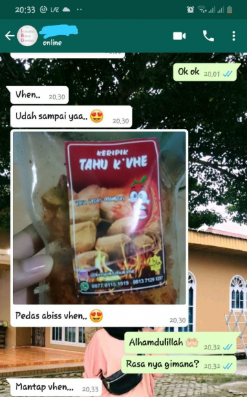 KERIPIK TAHU K&039;VHE