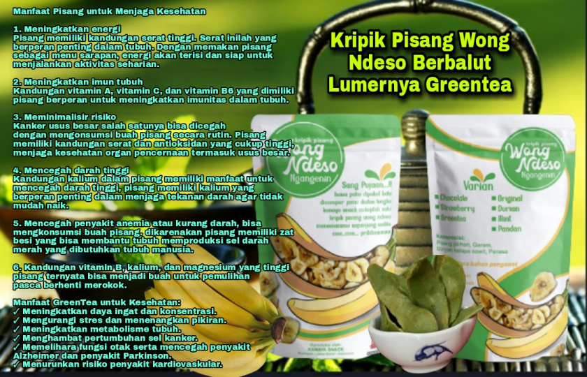 Kripik Pisang dan Ubi Ungu