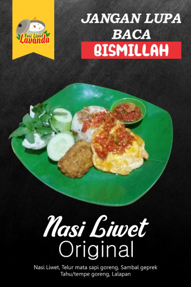 Nasi Liwet Ayam Goreng kemiri sambal geprek