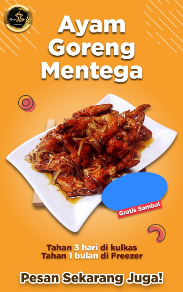 Ayam Goreng Mentega per ekor