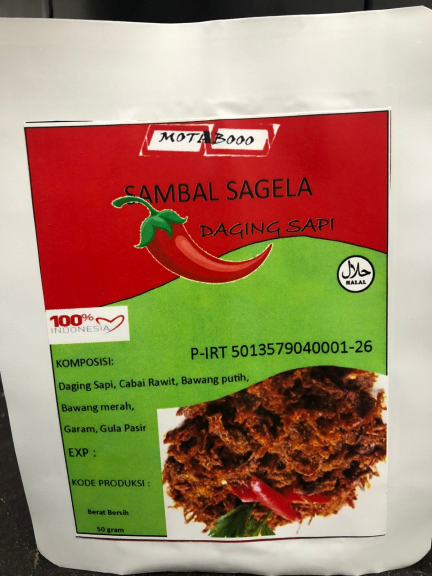 SAMBAL SAGELA DAGING SAPI