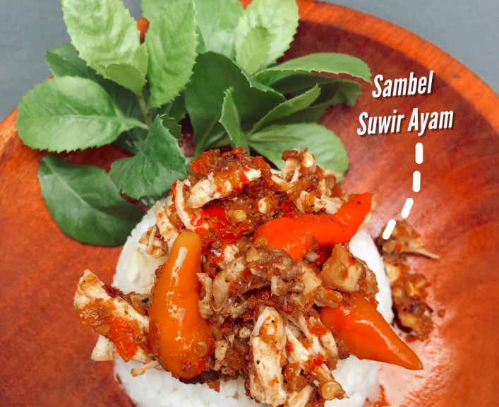 SAMBAL AYAM SUWIR DAUN JERUK