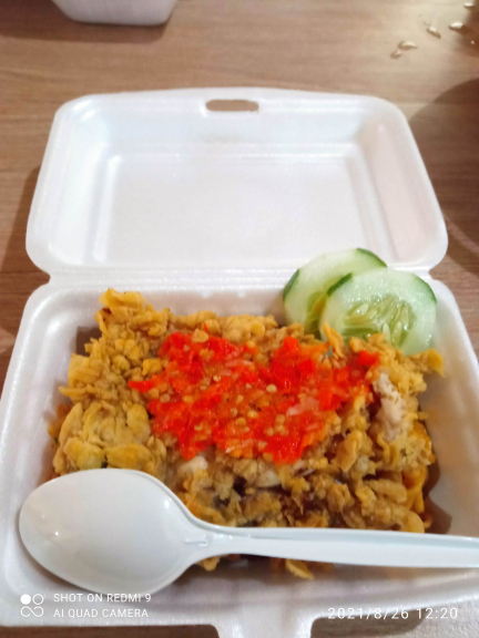 Paket Geprek Ayam Indomie