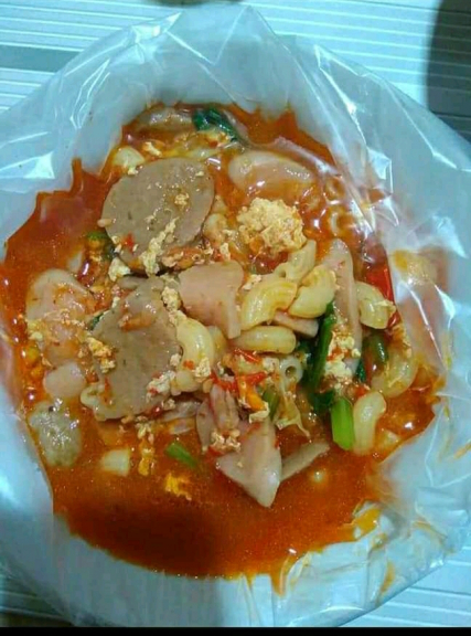 Seblak dan baso aci